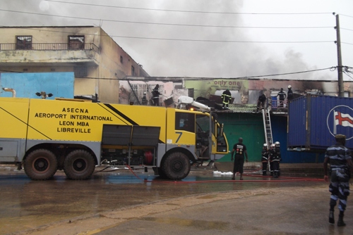 Le marché Mont Bouët victime d’un violent incendie