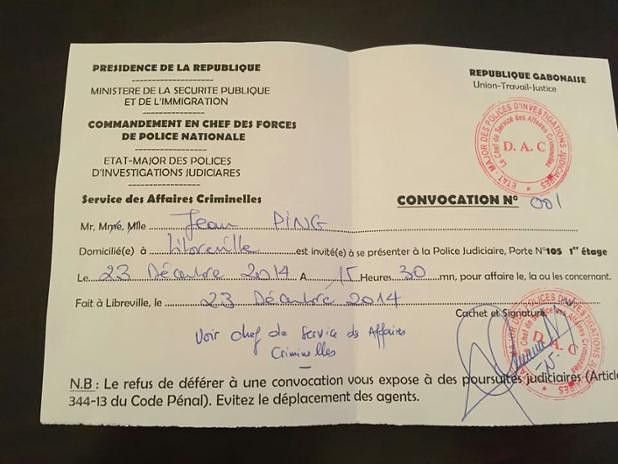 La PJ convoque les patrons du Front de l’opposition