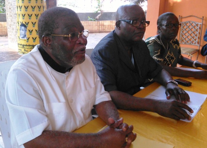 Louis Gaston Mayila en conférence de presse vendredi