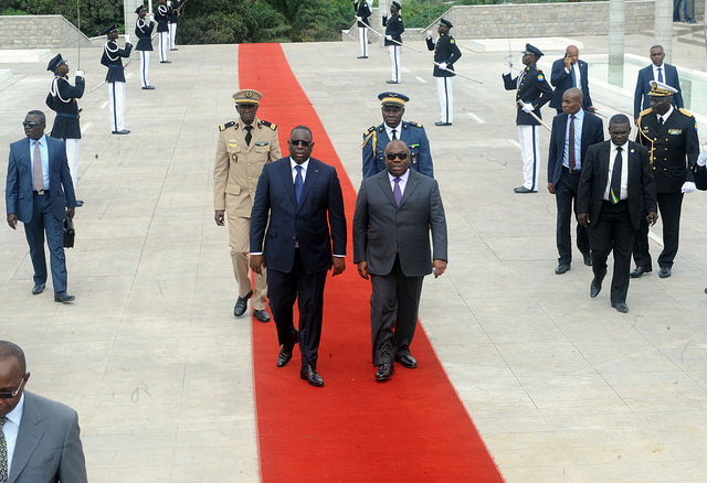 Macky Sall à Franceville pour un hommage à Omar Bongo