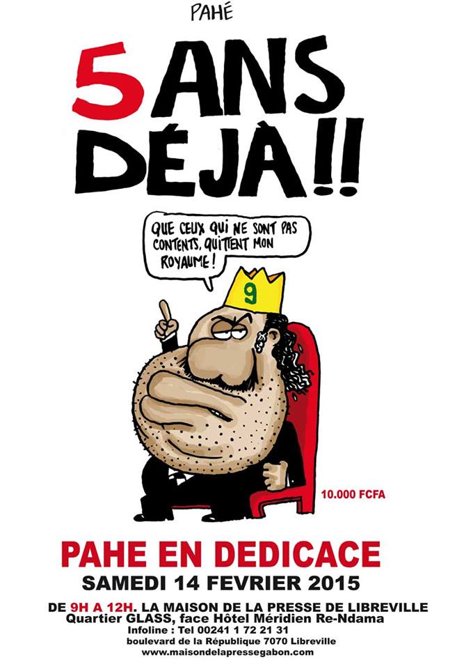 Pahé publie un réquisitoire sur les 5 ans d’Ali Bongo