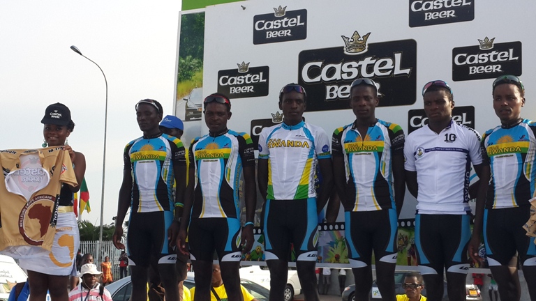 Les rwandais très combatifs sont déjà montés sur le podium @ gabonactu.com