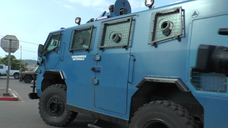 Un blindé présent à Rio @ gabonactu.com