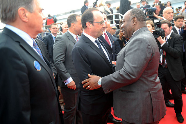 Ali Bongo et François Hollande @ DCP