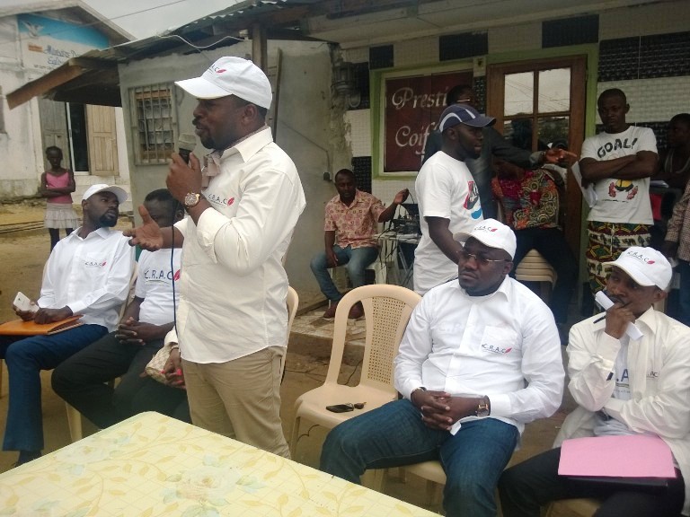 Les cadres du CRAC face au coeur de Venez voir @ Gabonactu.com
