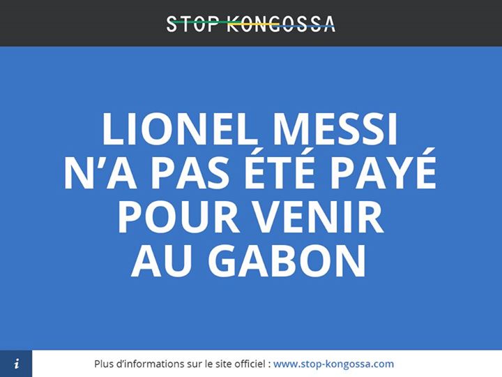 Lionel Messi n’a pas reçu d’argent pour sa venue au Gabon (officiel)