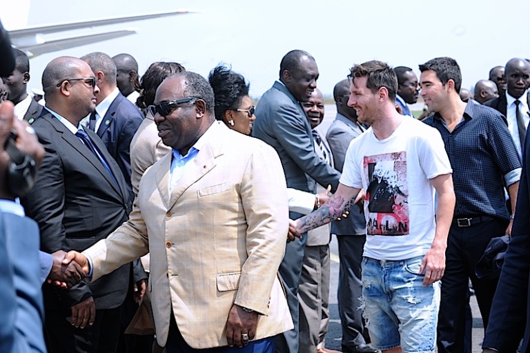 Petit pélérinage de Lionel Messi au Gabon (reportage en images)