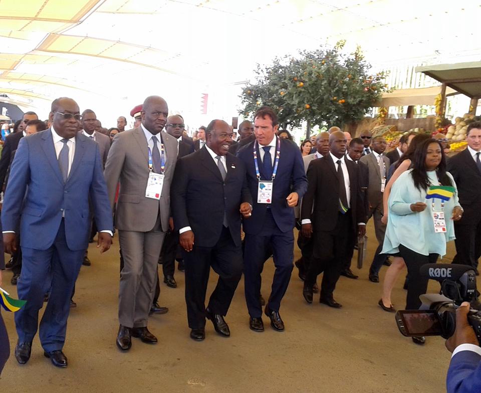 Ali Bongo s’auto-satisfait de sa vite de l’exposition universelle de Milan