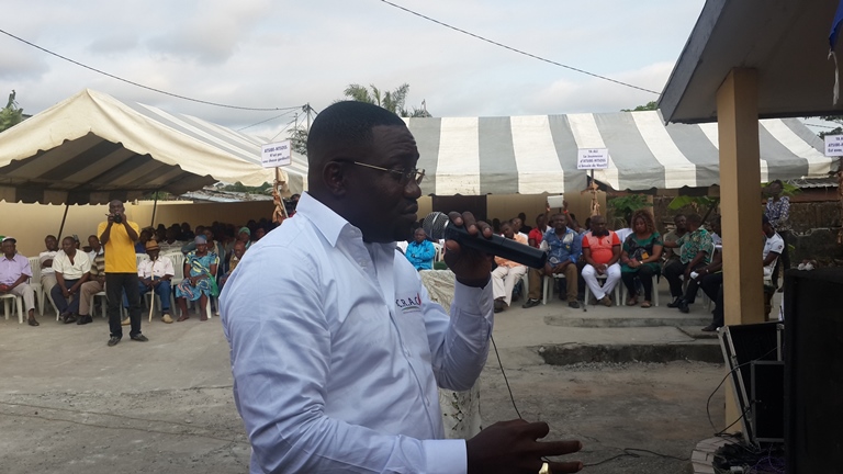 Le président du CRAC en pleine sensibilisation @ Gabonactu.com