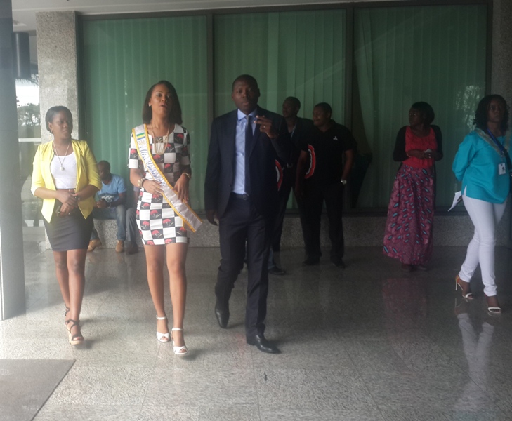 Miss Gabon 2015 dit merci à son sponsor Airtel