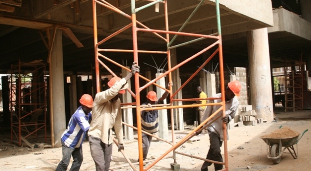 Un chantier des BTP @ DR