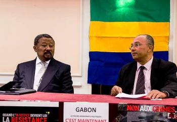 Jean Ping durant la rencontre avec la diaspora @ facebook Jean Ping