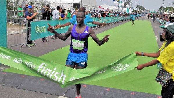Kenyans et Ethiopiens règnent sur le marathon du Gabon