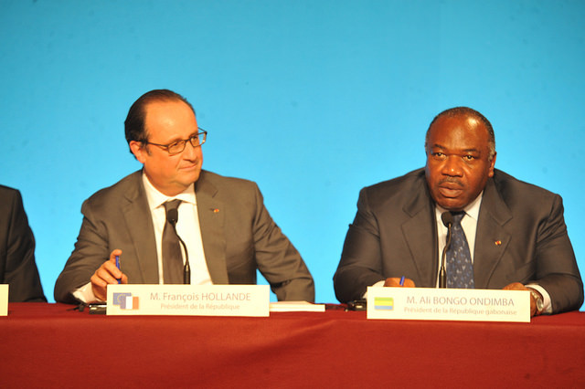 Ali Bongo et François Hollande déjeunent à l’Elysée sur fonds de climat