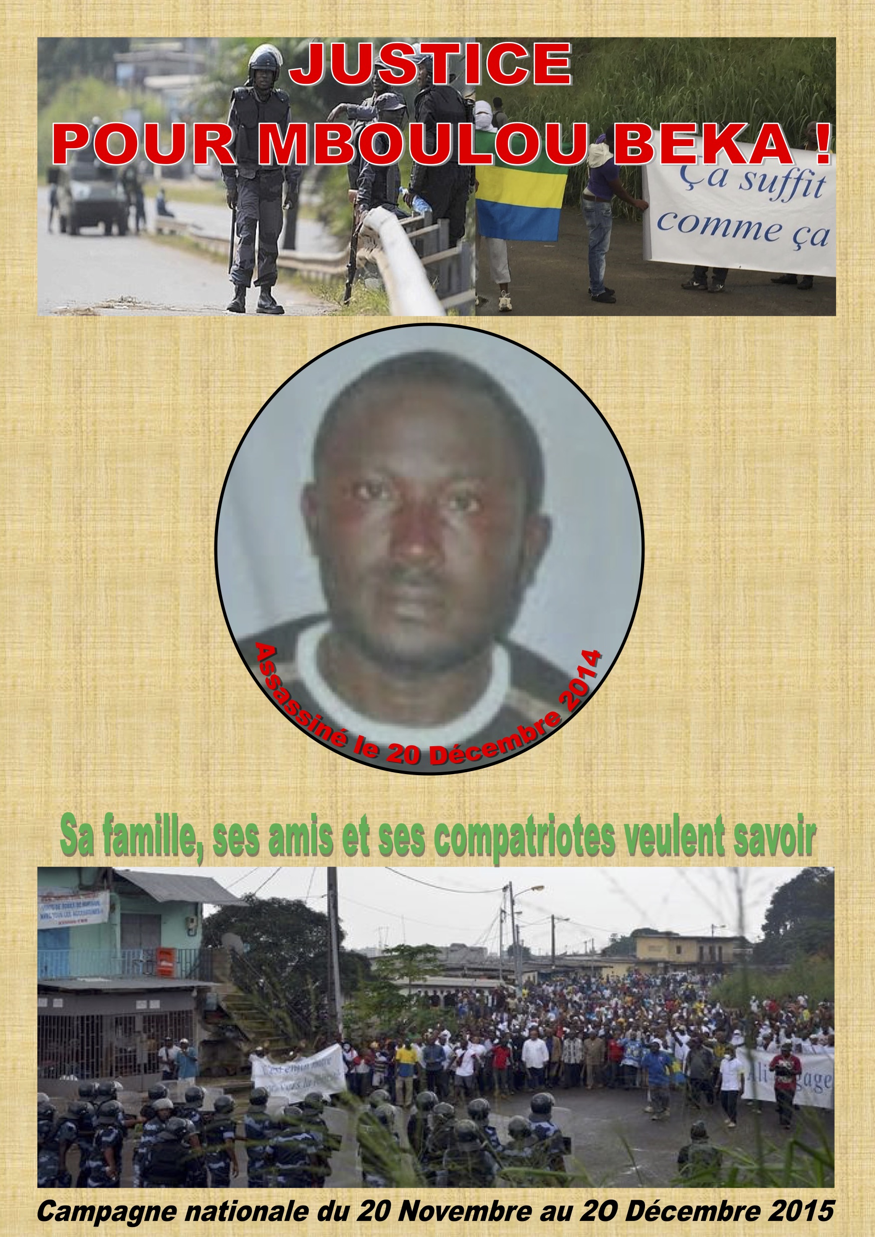 Gabon : le gouvernement a interdit un rassemblement en mémoire de Mboulou Beka