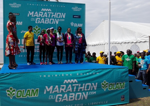 Audrey Nynze remporte le marathon du Gabon pour la 3ème fois