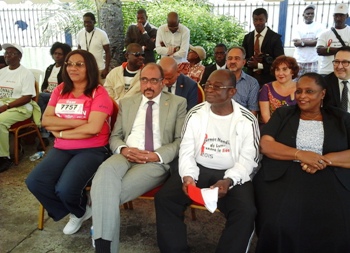 Les officiels durant la cérémonie de lancement @ Gabonactu.com