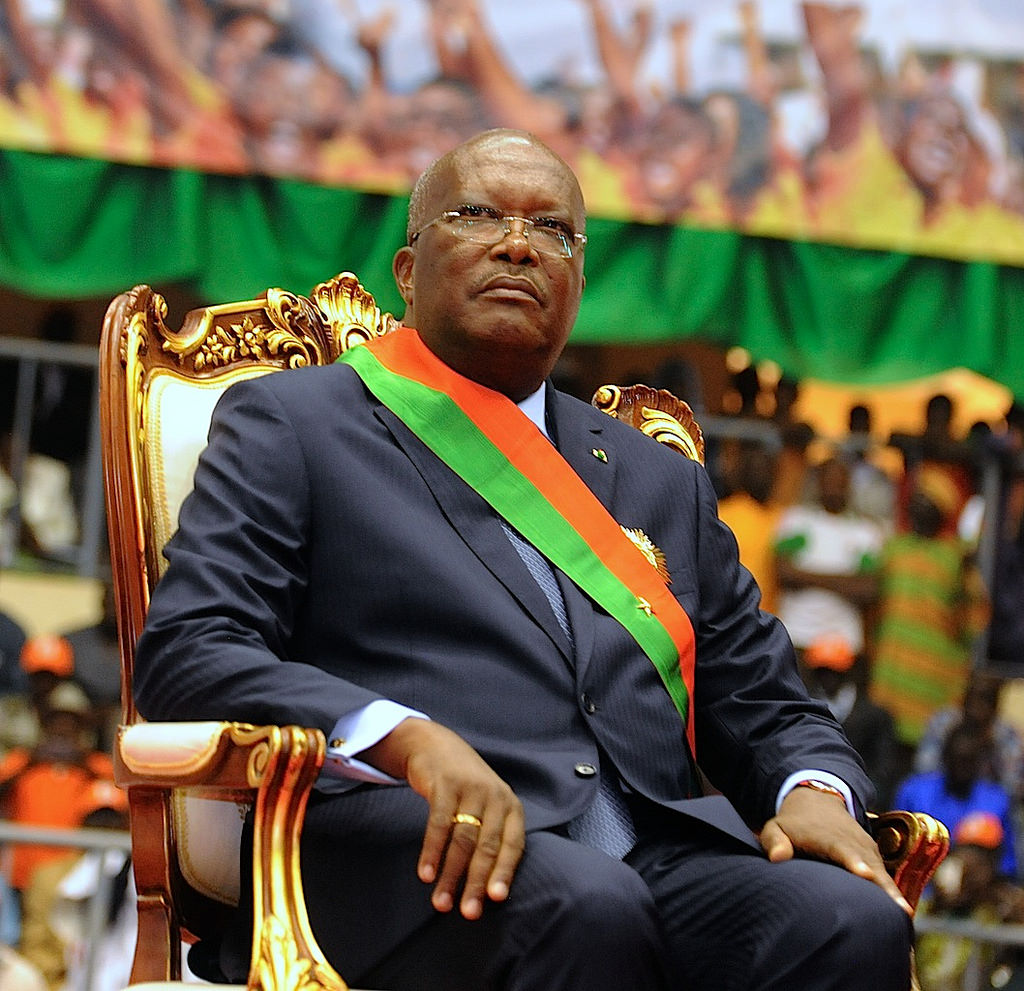 Ali Bongo a bien assisté à la prestation de serment du nouveau président du Faso