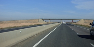 La route Marrakech - Rabat. 2X2 voies @ Gabonactu.com