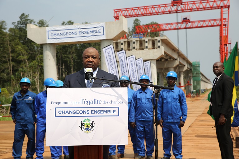Ali Bongo candidat à l’élection présidentielle pour changer le Gabon