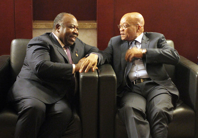 Ali Bongo Ondimba et Jacob Zuma @ DCP