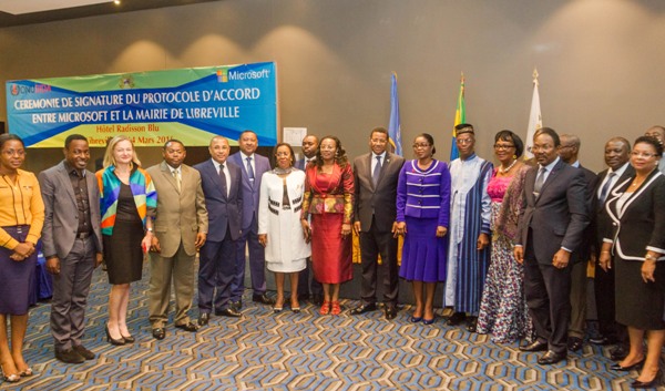 Microsoft et le Gabon signent une convention pour faire de Libreville un pôle d’excellence