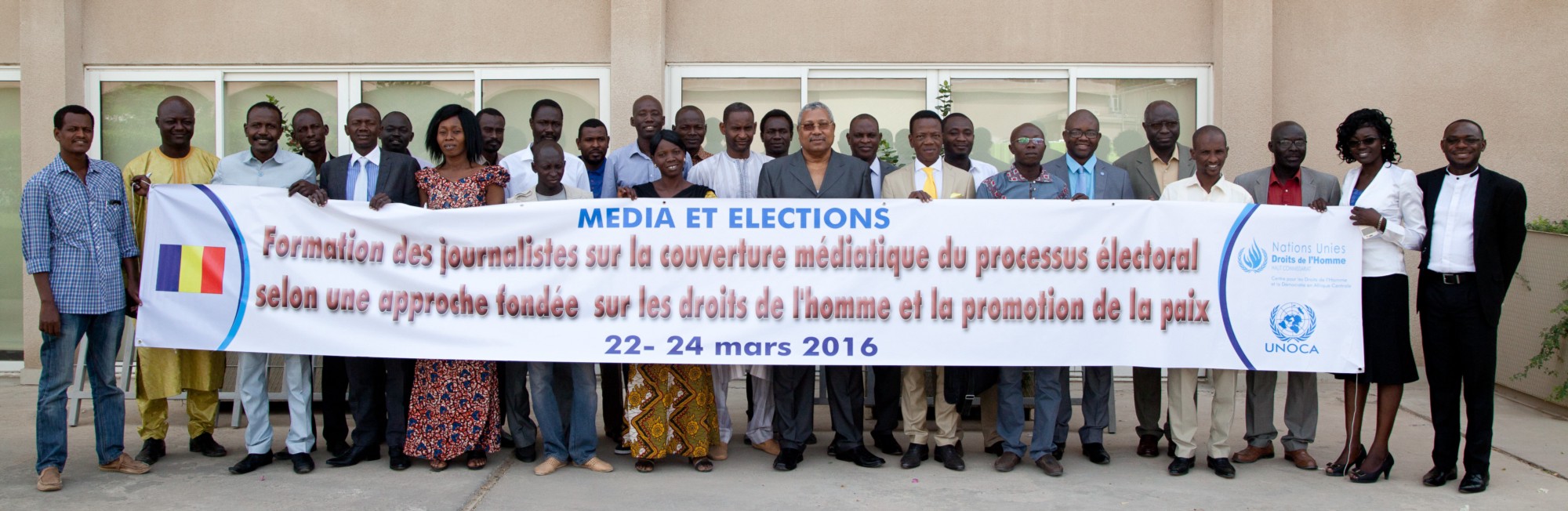 l’ONU sensibilise les médias sur leur rôle dans la promotion d’un processus électoral apaisé au Tchad