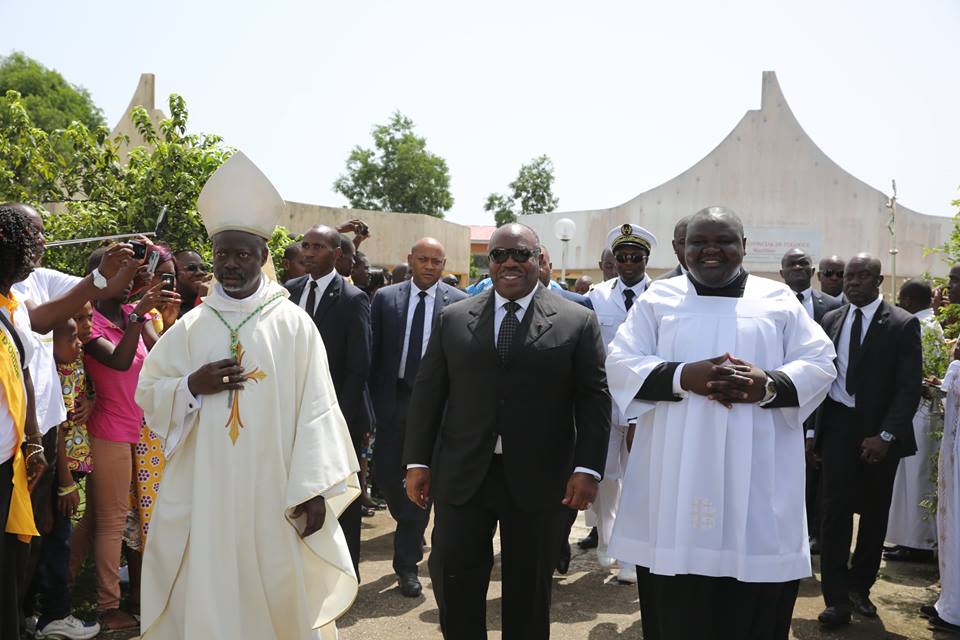 Le nouvel évêque de Port-Gentil a pris ses fonctions en présence du Raïs Ali Bongo