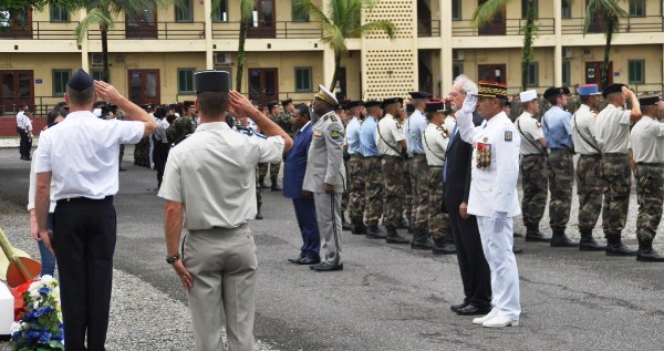 Les soldats français du Gabon commémorent l’armistice