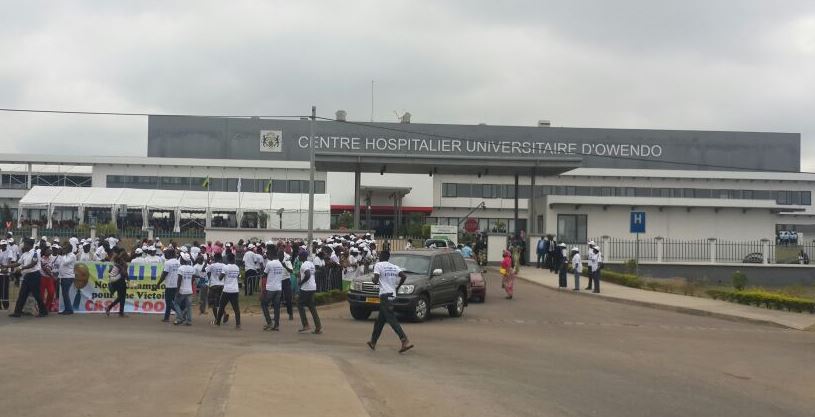 Ali Bongo inaugure le CHU d’Owendo