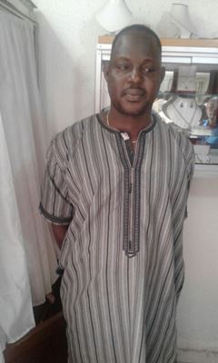 Ibrahima Touré Sylla dans les locaux de la détention @ DR