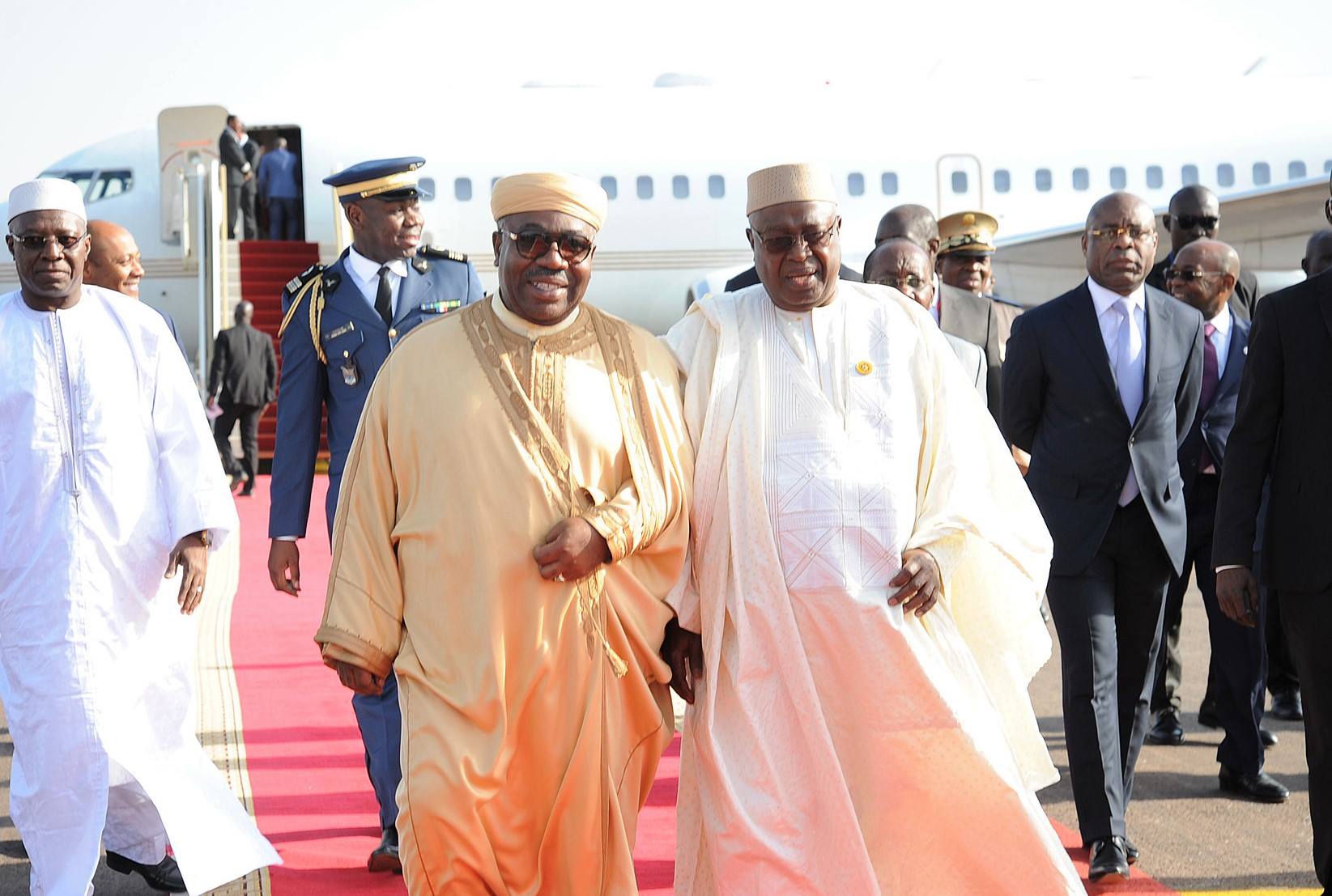 Ali Bongo Ondimba à Bamako avant de revenir donner le coup d’envoi de la CAN samedi à Libreville
