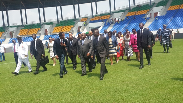 Le stade d’Oyem officiellement inauguré par Ali Bongo