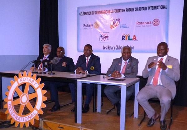 Célébration à Libreville des cent ans de la Fondation Rotary