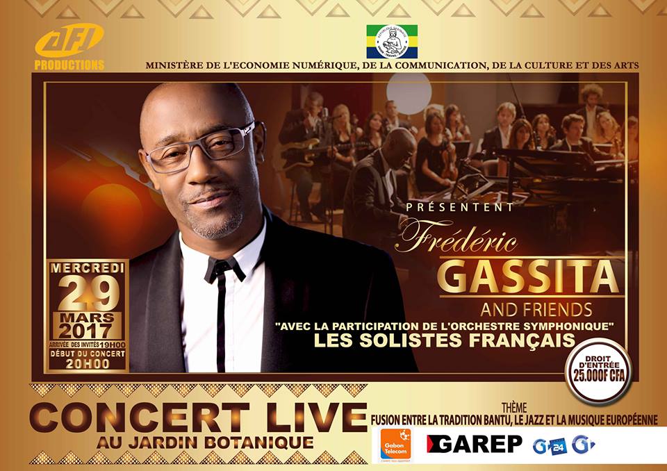 Le Jazzman Frédéric Gassita donne un de ses très rares concerts le 29 mars à Libreville