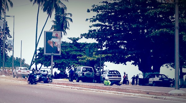 Tropicale 2017 : un gendarme chute lourdement avec sa moto à Libreville