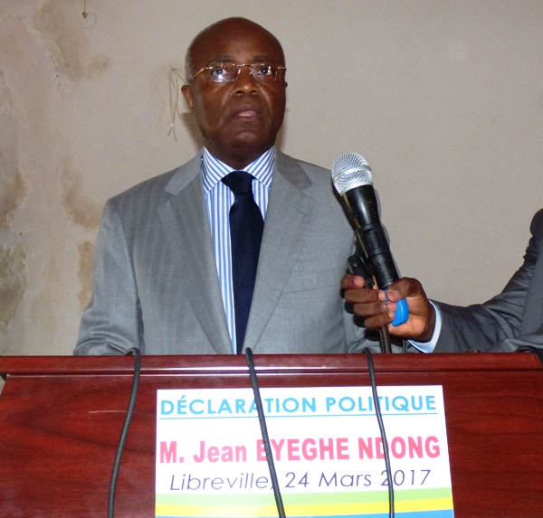 Urgent : Jean Eyeghe Ndong annonce la création de son mouvement politique
