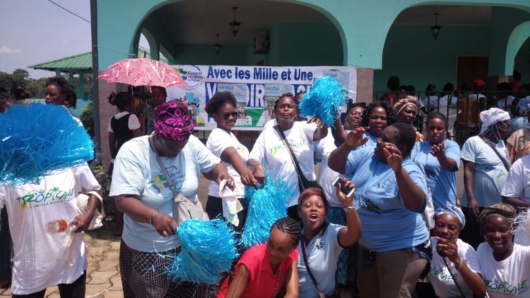 Malgré l’annulation de la 4ème étape de la Tropicale Amissa Bongo 2017, le mouvement l’Appel des Mille et Une’’ était mobilisé à Fougamou