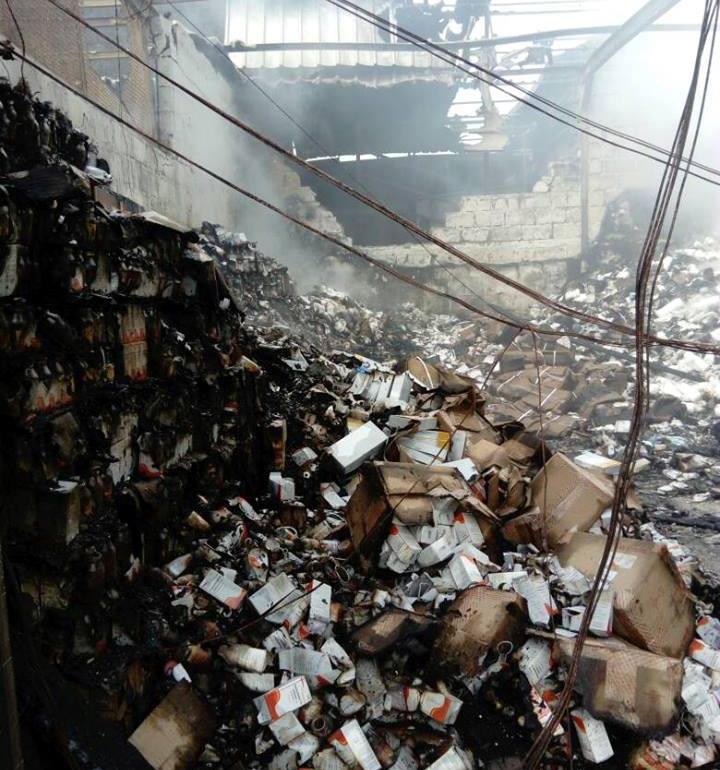 L’office pharmaceutique national consumé par les flammes