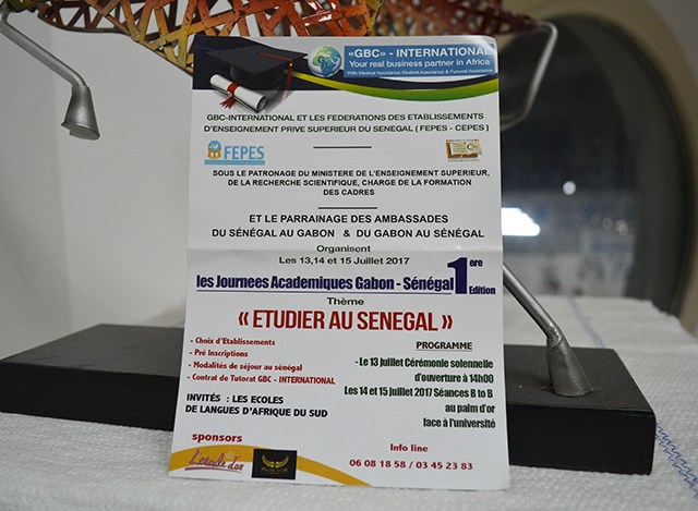 Journées académiques Gabon-Sénégal du 13 au 15 juillet 2017 à Libreville