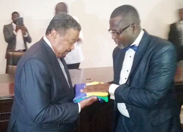 Richard Moulomba Mombo en opération de charme ce samedi à Port-Gentil