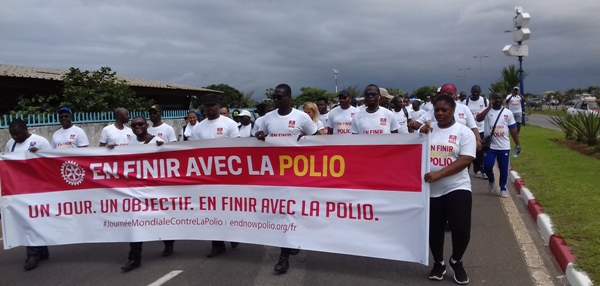 Une marche à Libreville pour donner l’assaut final contre la polio au Gabon