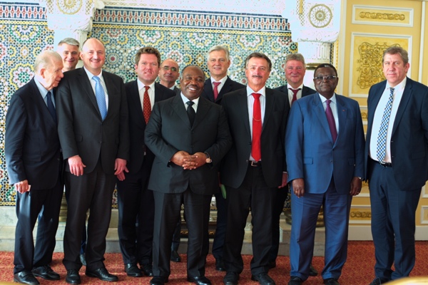 Une forte délégation allemande chez Ali Bongo