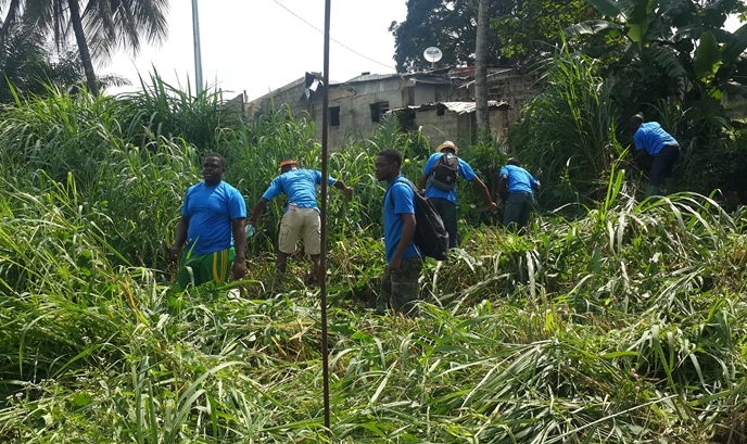 L’action citoyenne de l’AJEV dans le 6ème arrondissement de Libreville