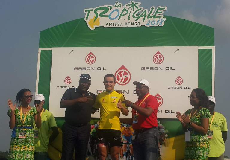 L’Allemand Lucas Carstensen remporte de justesse la 1ère étape de la Tropicale Amissa Bongo 2018