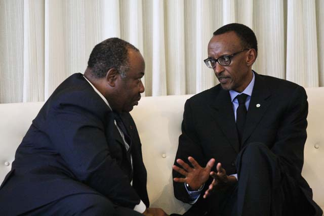 Gabon : Ali Bongo en mini-tournée au Rwanda, Angola, Congo Brazzaville et RDC