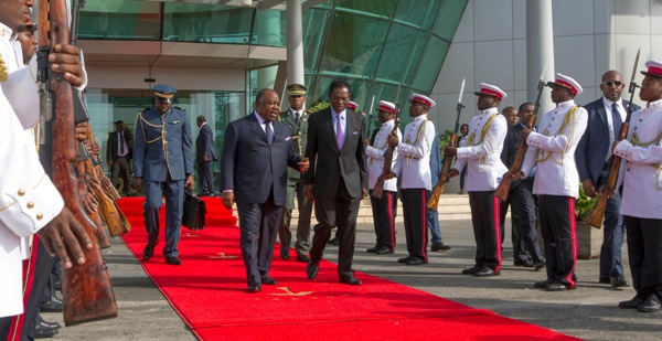 Ali Bongo et Obiang Nguema ont condamné toute tentative de déstabilisation dans la sous-région