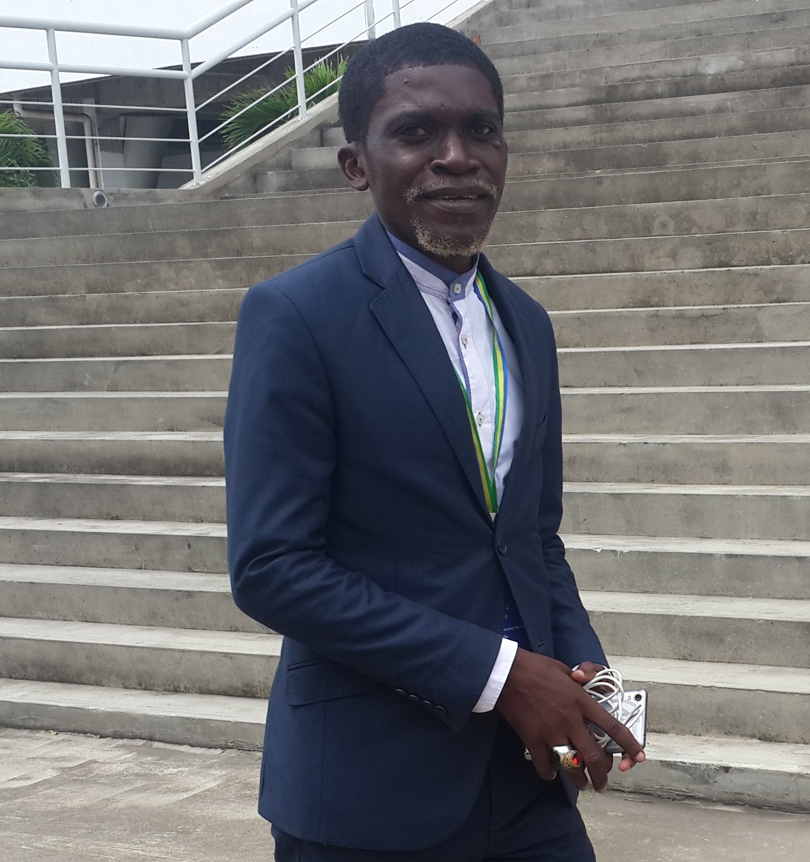 Karim Nziengui a réalisé son rêve d’être aux côtés d’Ali Bongo