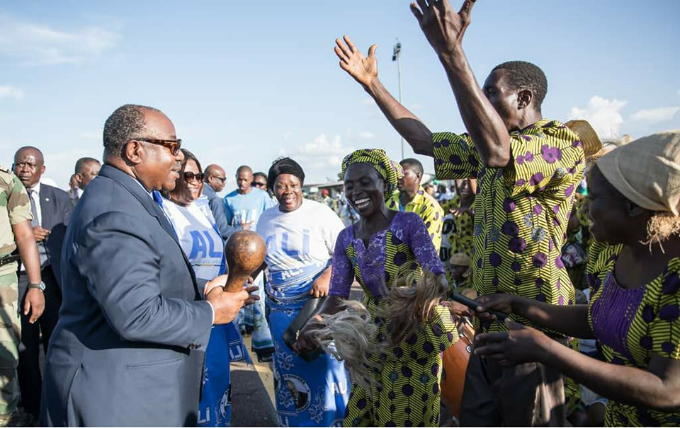 Ali Bongo à Franceville comme dans un air de campagne électorale
