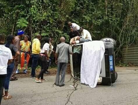 Un accident de voiture entre Lambaréné et Ndjolé écourte la joie des occupants
